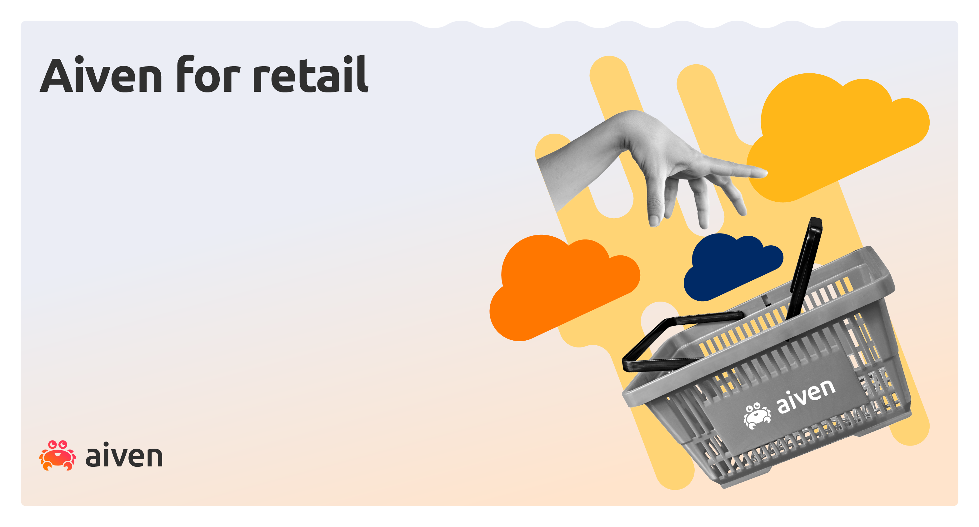 Managed cloud data works for retail illustration