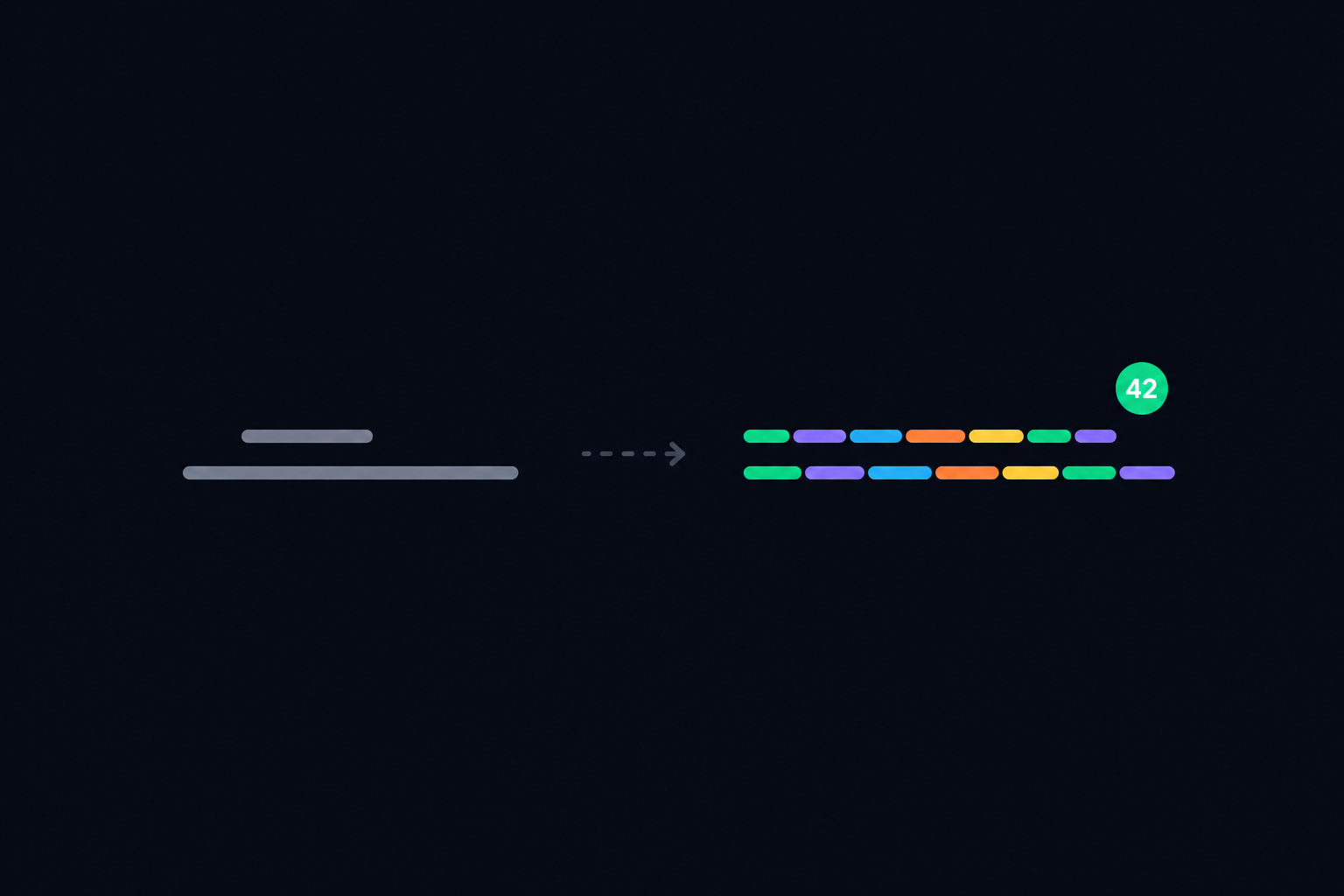 LLM token counter illustration