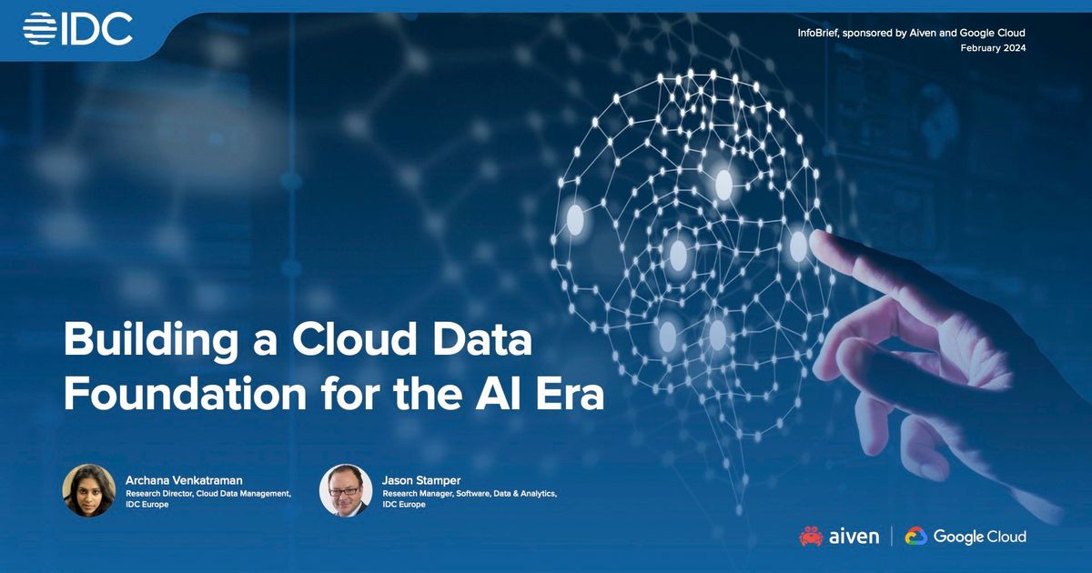 Building a Cloud Data Foundation for the AI Era