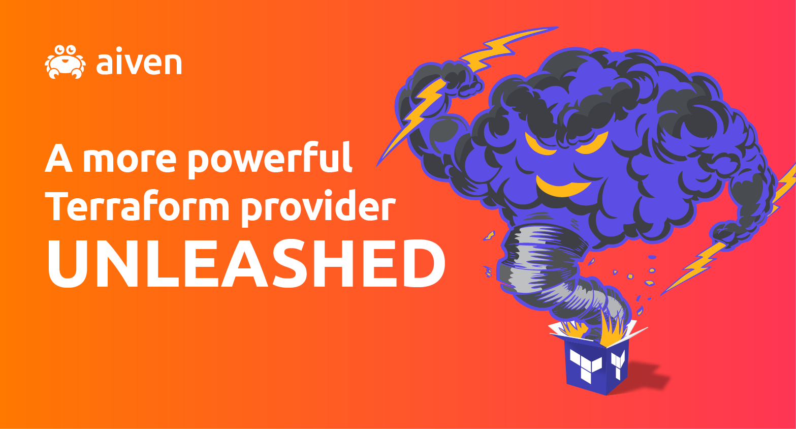Aiven Terraform provider joins the Terraform registry with v2 illustration