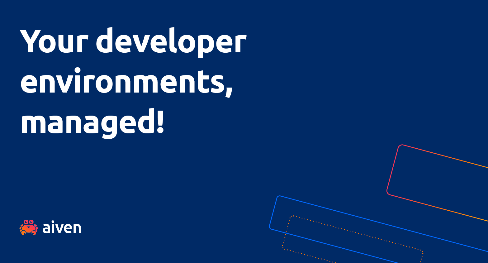 End to end managed development pipelines with Aiven and Qovery illustration
