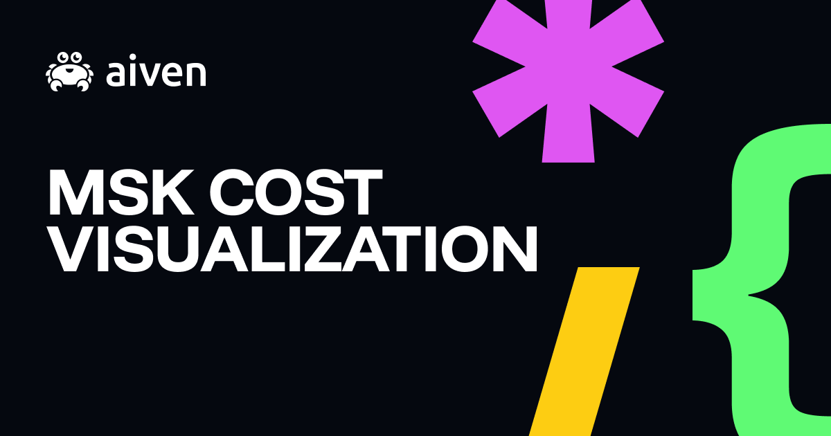 Amazon MSK Cost Visualization illustration