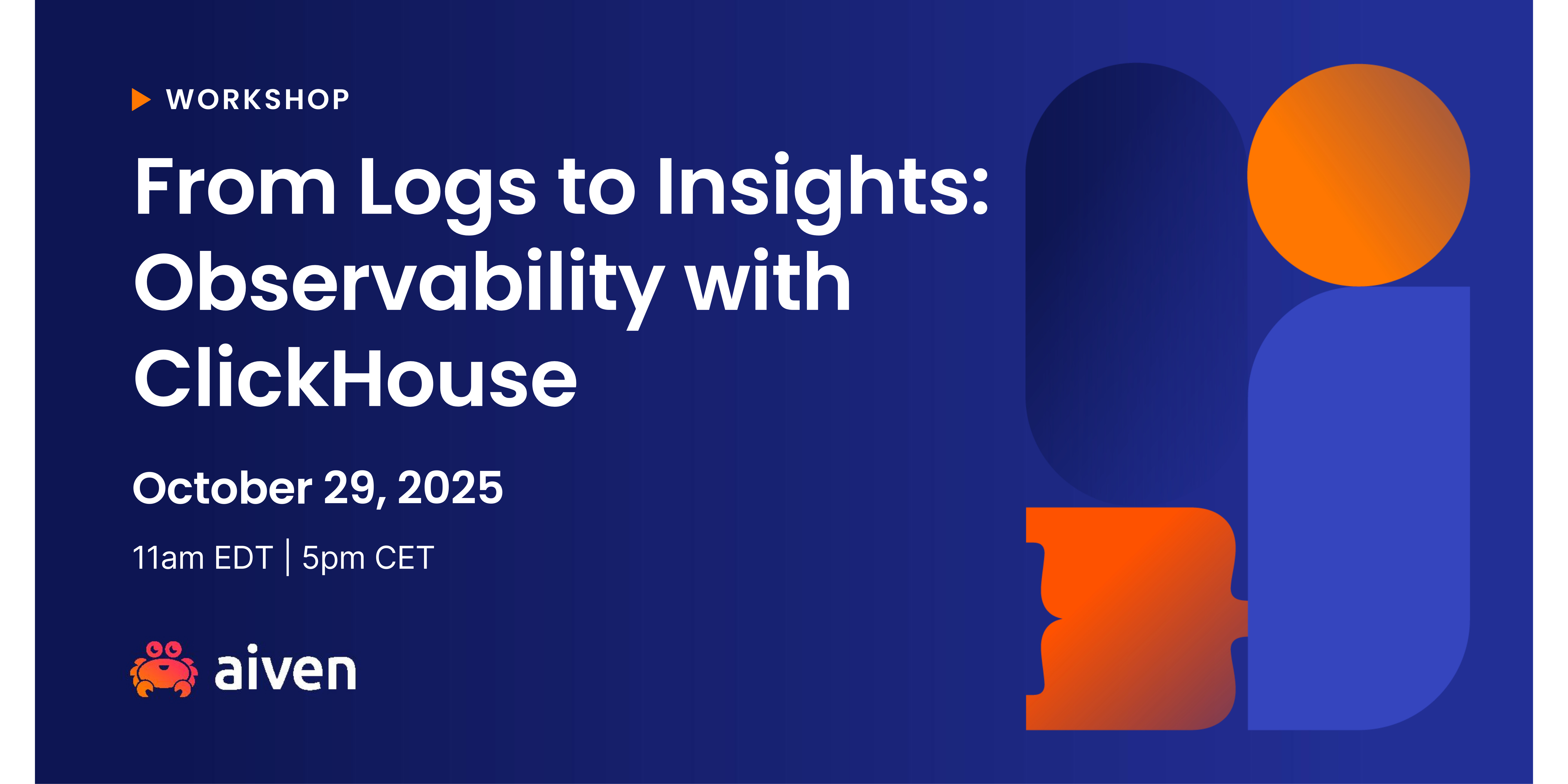 From Logs to Insights: Observability with ClickHouse illustration