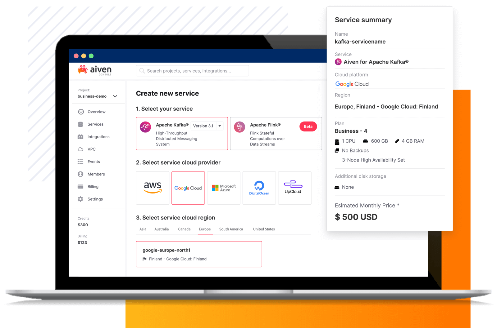 Fully managed Apache Kafka as a service by Aiven