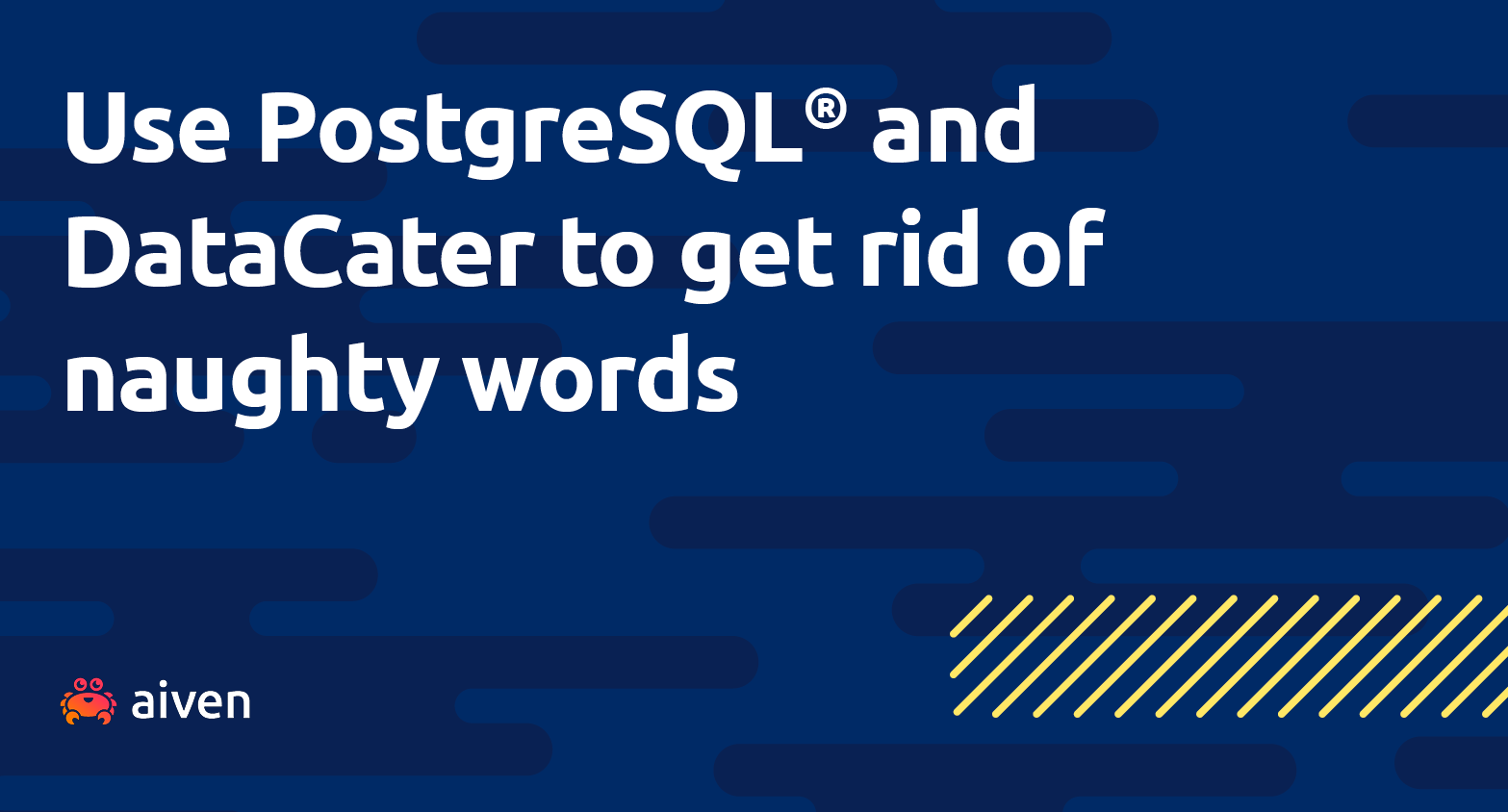 Remove naughty words from your data using DataCater illustration