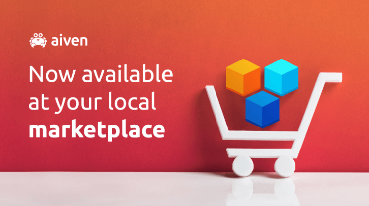 Aiven is now available in AWS Marketplace illustration