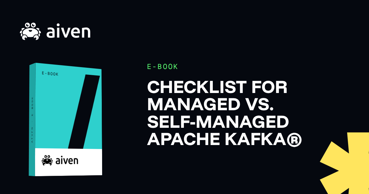 Checklist for Managed vs. Self-Managed Apache Kafka®  illustration