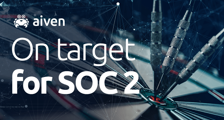 Aiven preparing for SOC 2 compliance illustration