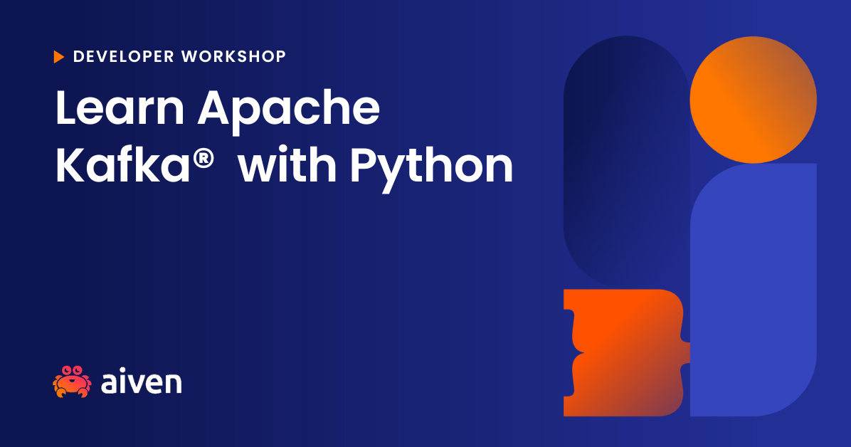 realtime maps - kafka, python, - kafka basics (2) -... Workshop | Learn Apache Kafka with Python