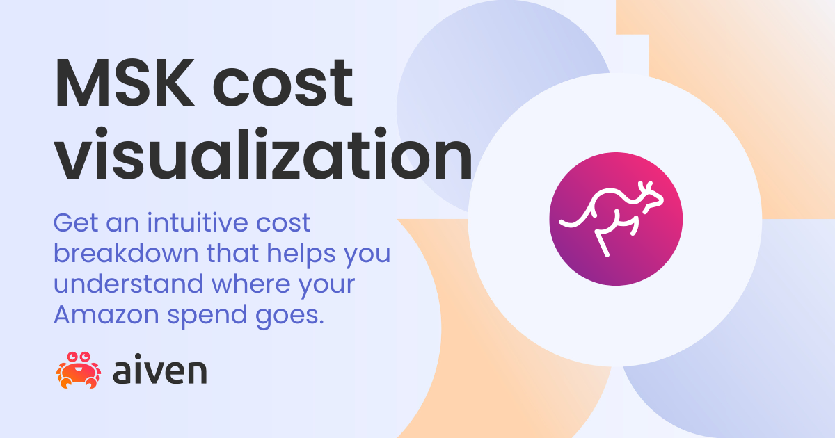 Amazon MSK Cost Visualization illustration