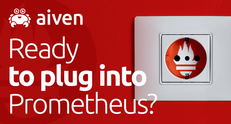 Prometheus can now be integrated with Aiven illustration