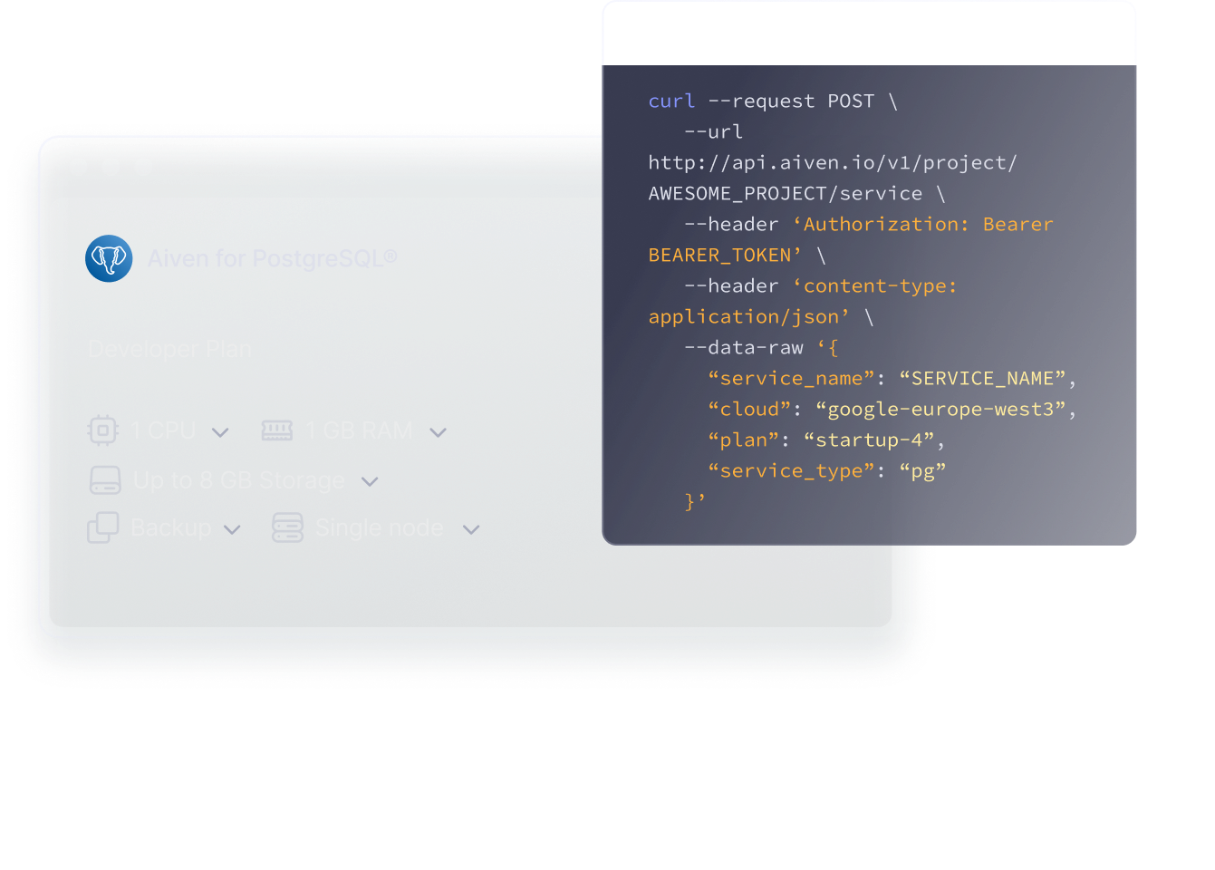 Aiven for PostgreSQL developer plan 