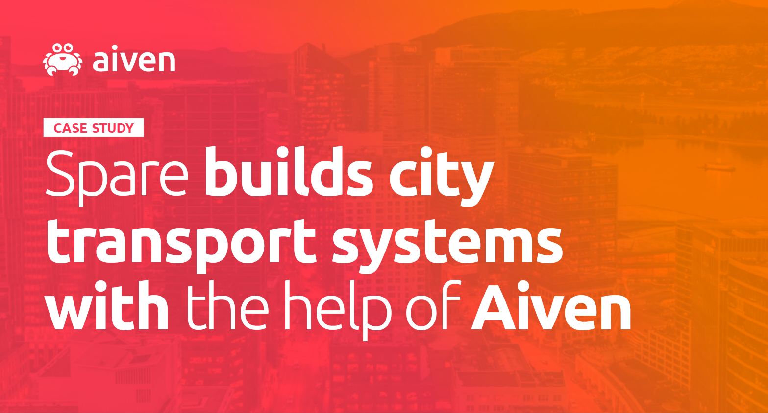 Spare partners with Aiven to build city transportation systems illustration