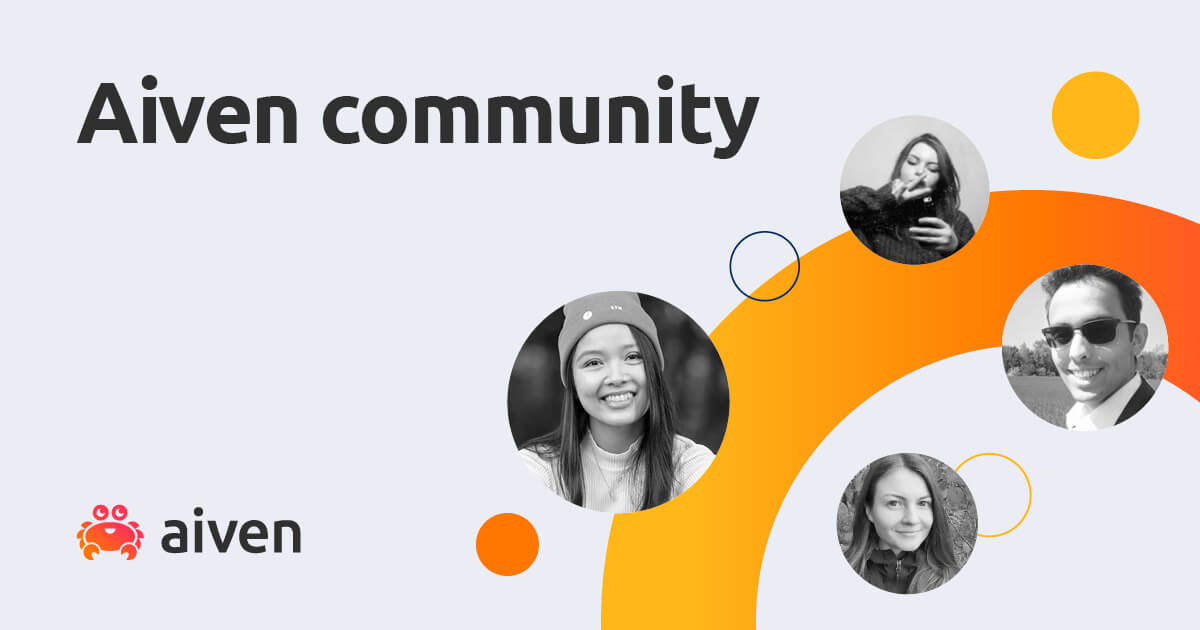 Aiven Community | Join the network of data enthusiasts now