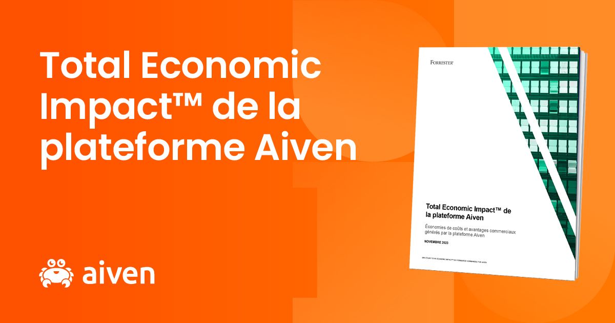 Total Economic Impact™ de la plateforme Aiven illustration