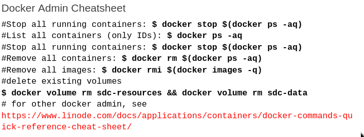 Quick review of common Docker commands