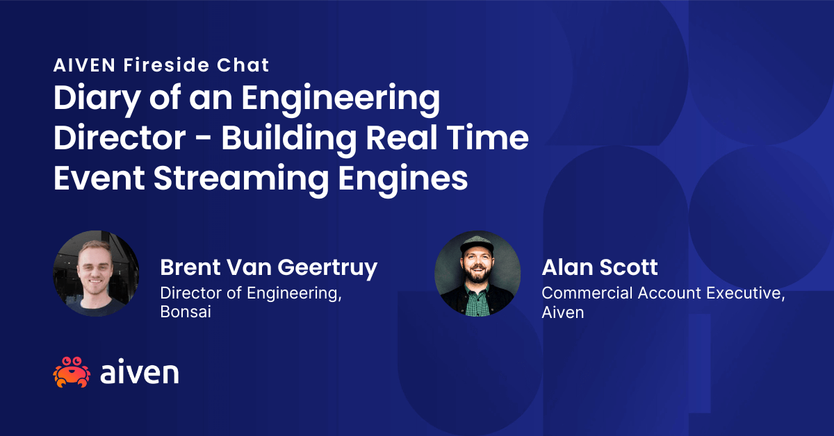 Diary of an Engineering Director - Building Real Time Event Streaming Engines illustration