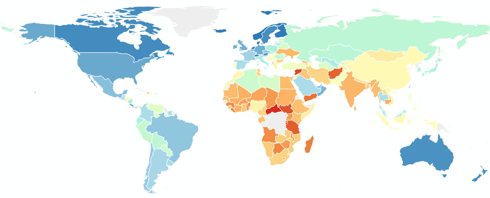 Picture of the world heatmap picture of the world heatmap