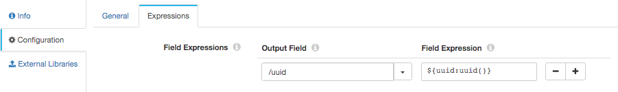 Adding a field expression mapping to a StreamSets Data Connector pipeline