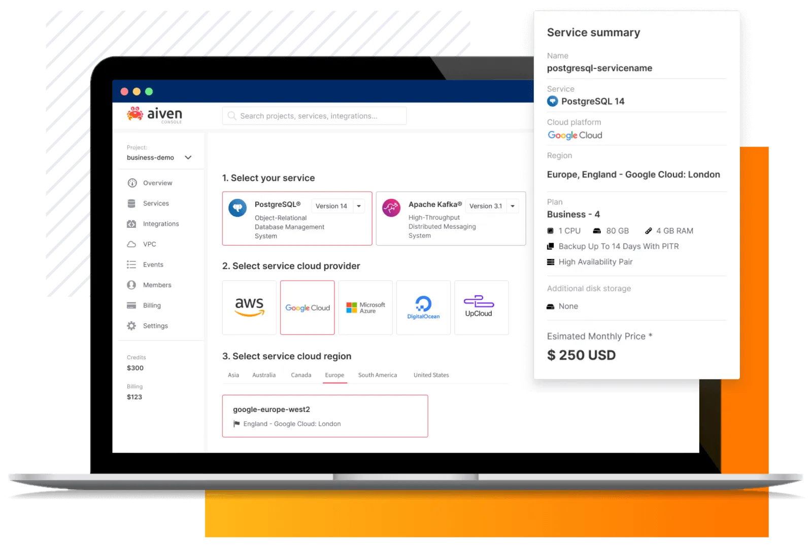 Aiven for PostgreSQL