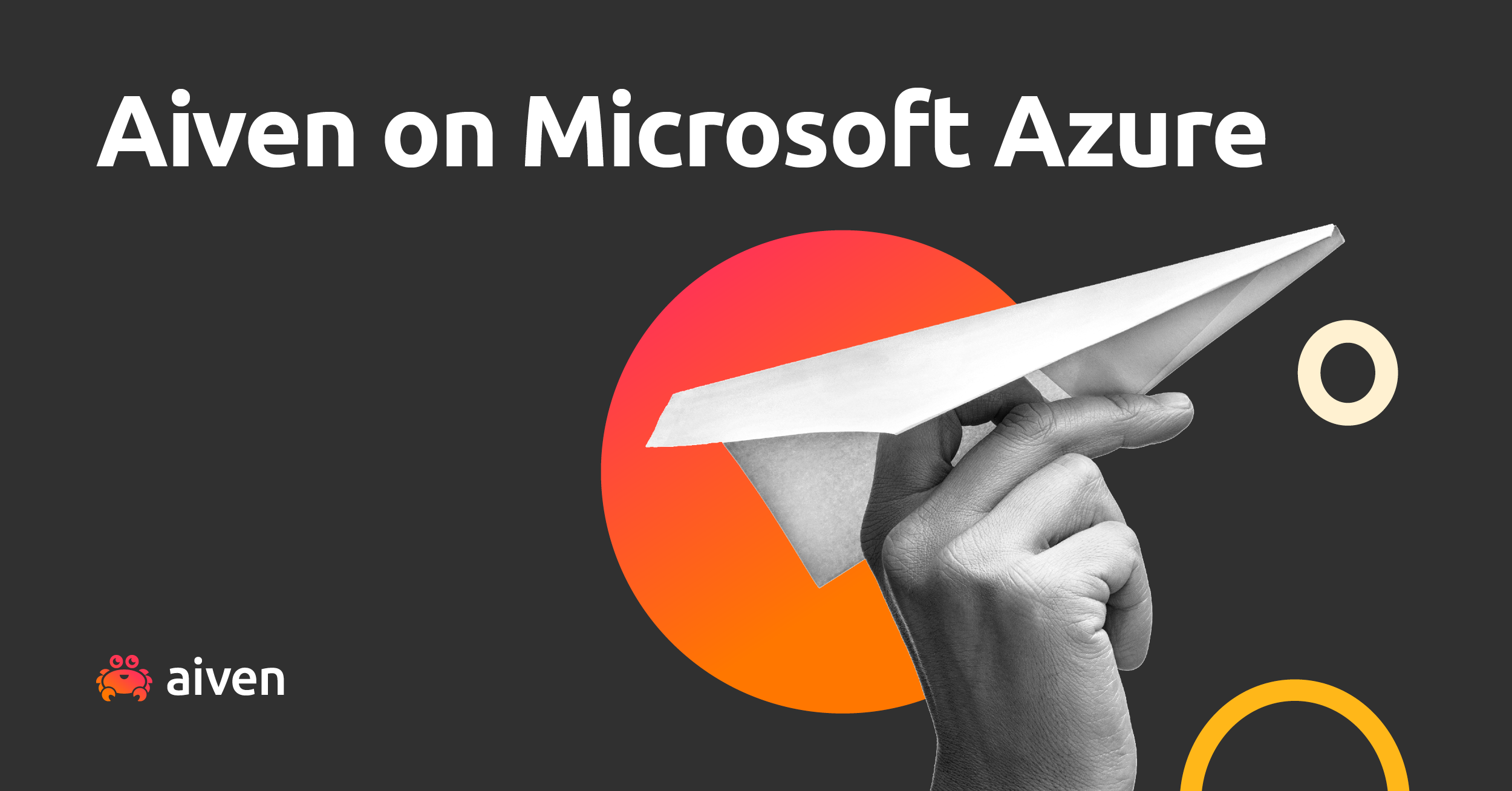 Aiven services now available on Microsoft® Azure Marketplace illustration