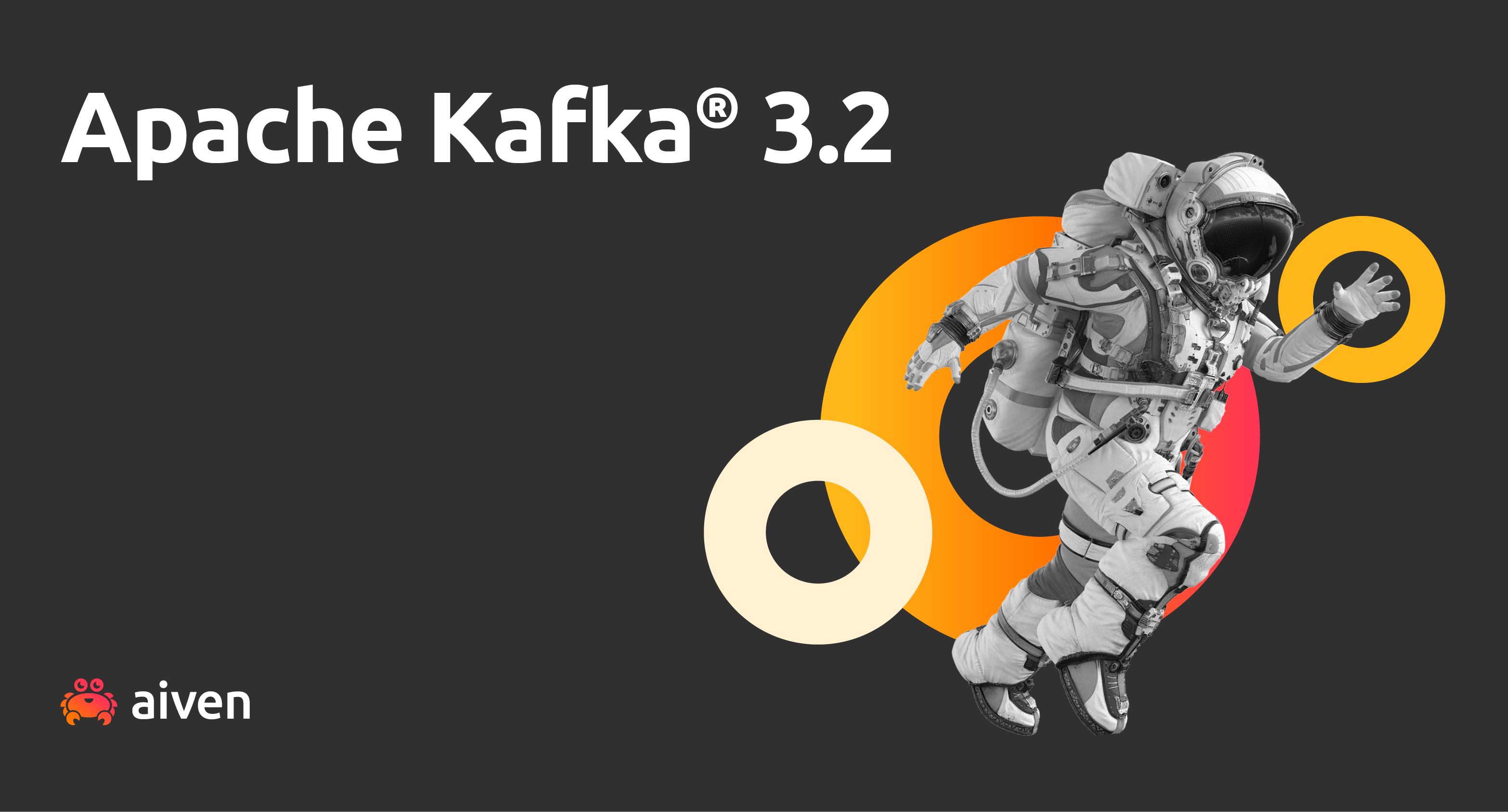 Aiven supports Apache Kafka® 3.2 illustration