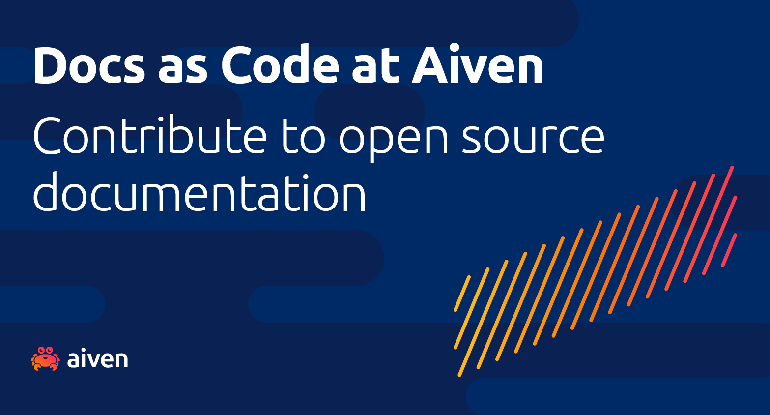 Contributing to Aiven's developer documentation illustration