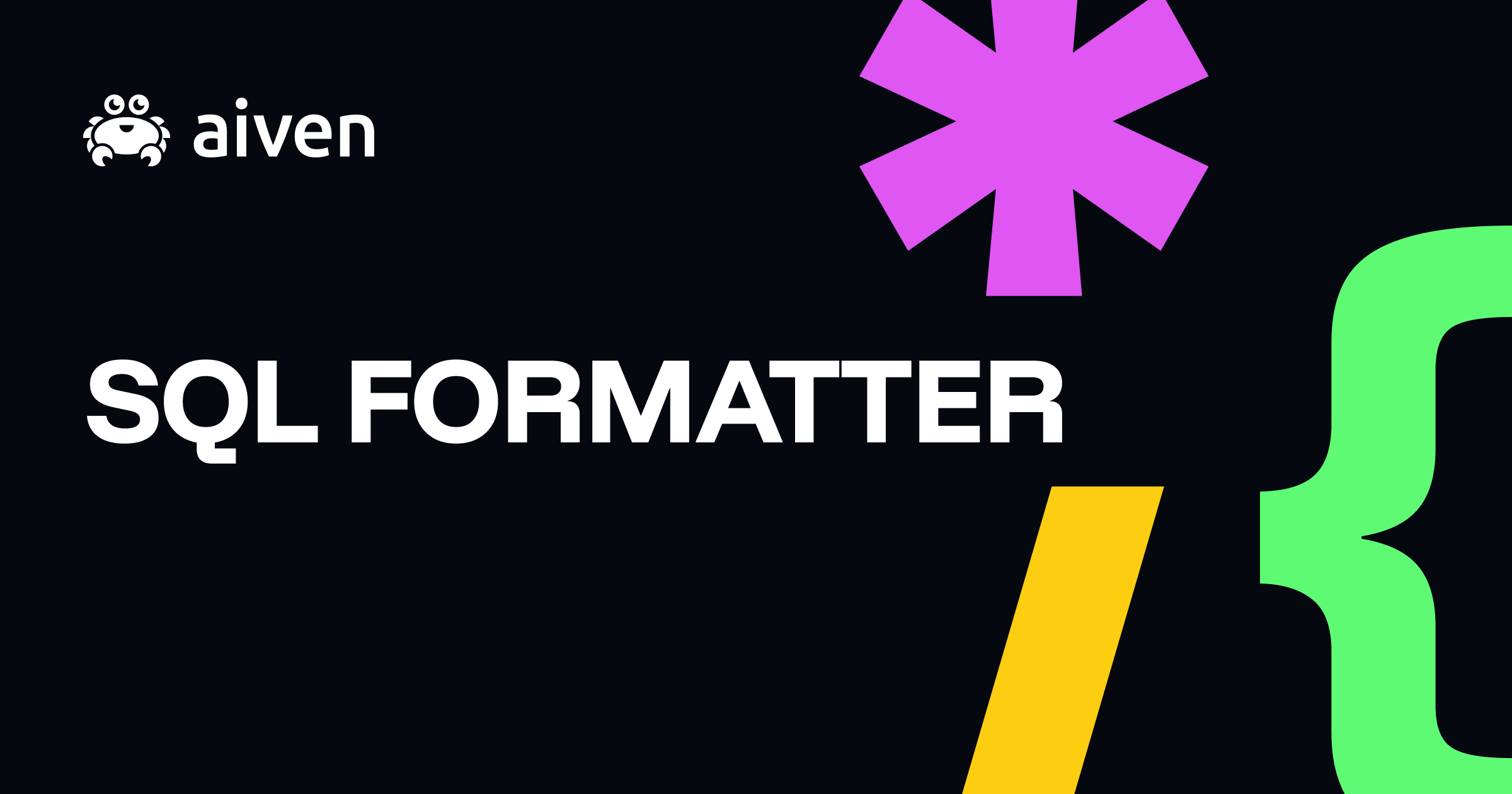 Free SQL Formatter - Beautify Your Queries Online