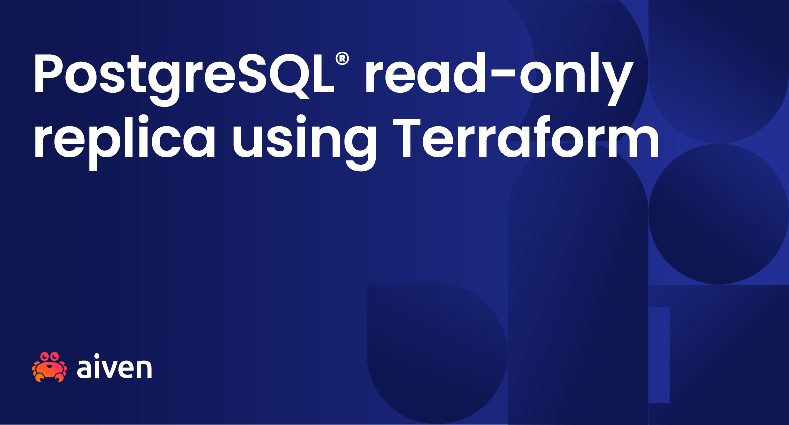 PostgreSQL® read-only replica using Terraform illustration