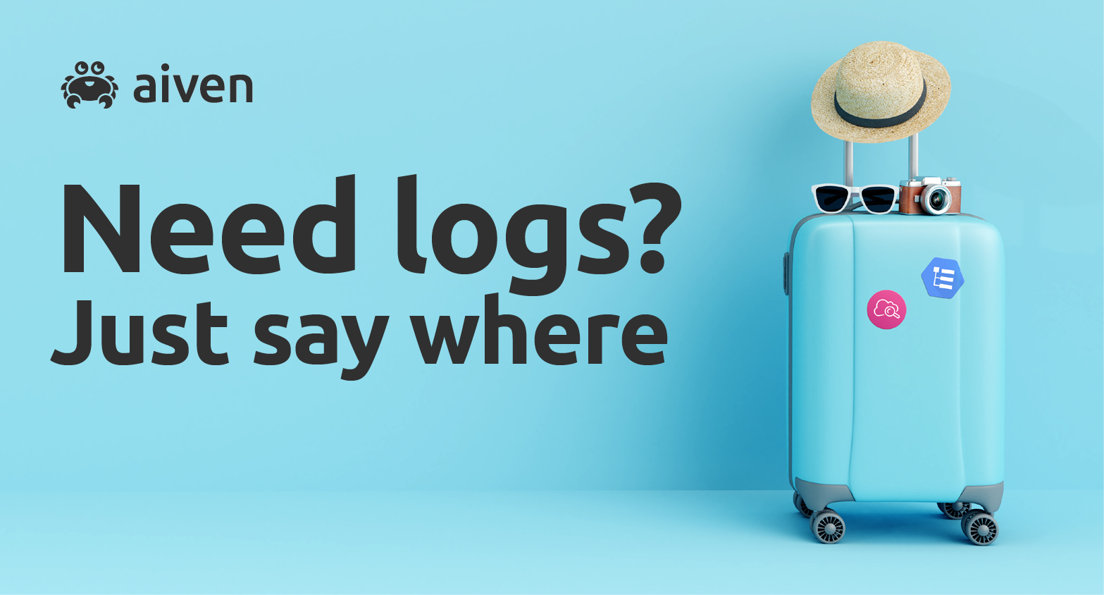Aiven now integrates with AWS CloudWatch and Google Cloud Logging illustration