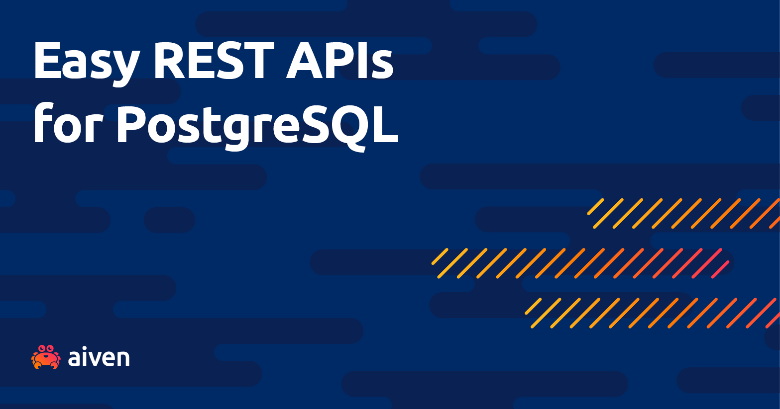 Quickly developing REST APIs with PostgREST