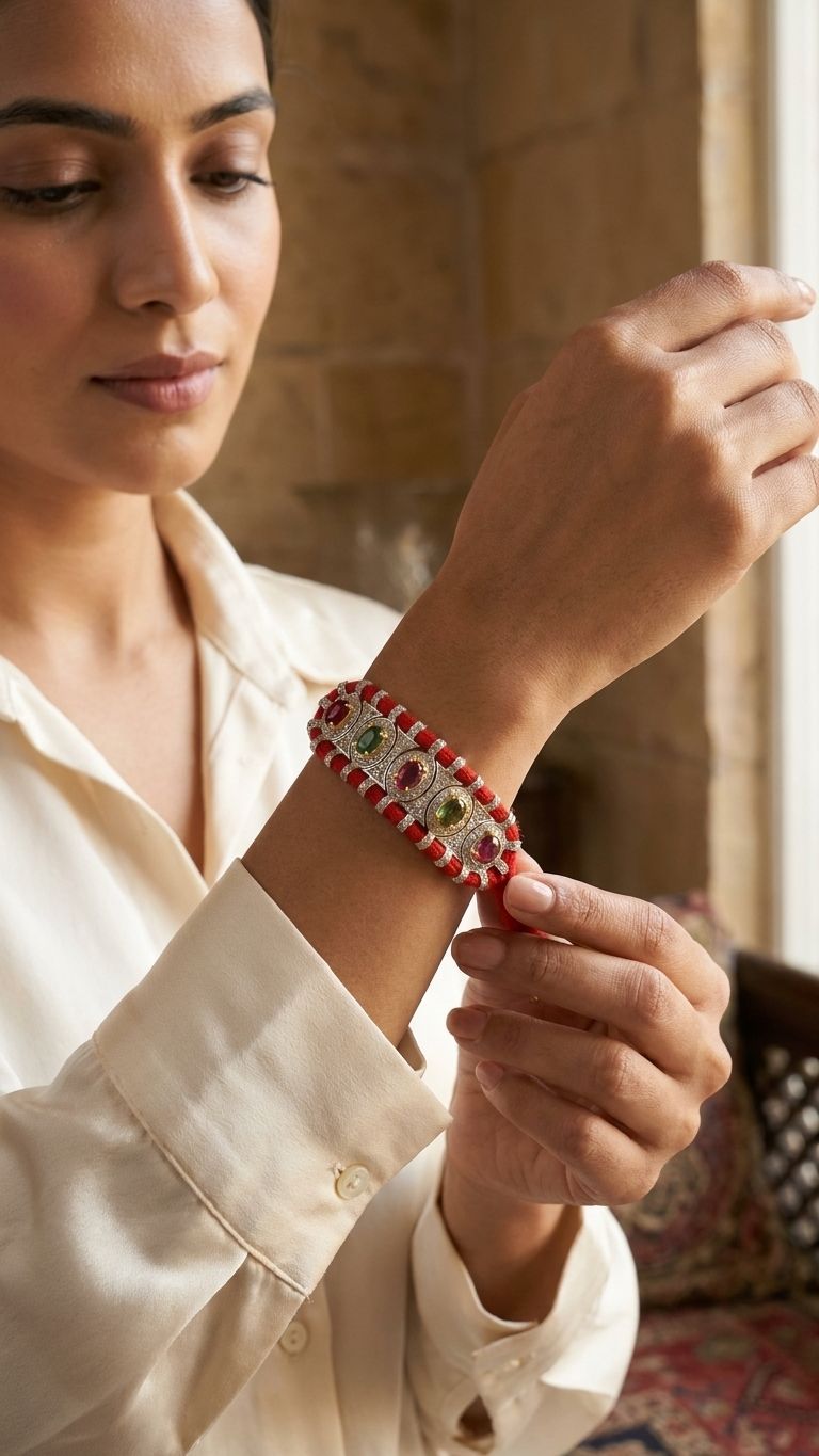 Tourmaline Bracelet view 3 — Bracelets in 92.5 Sterling Silver