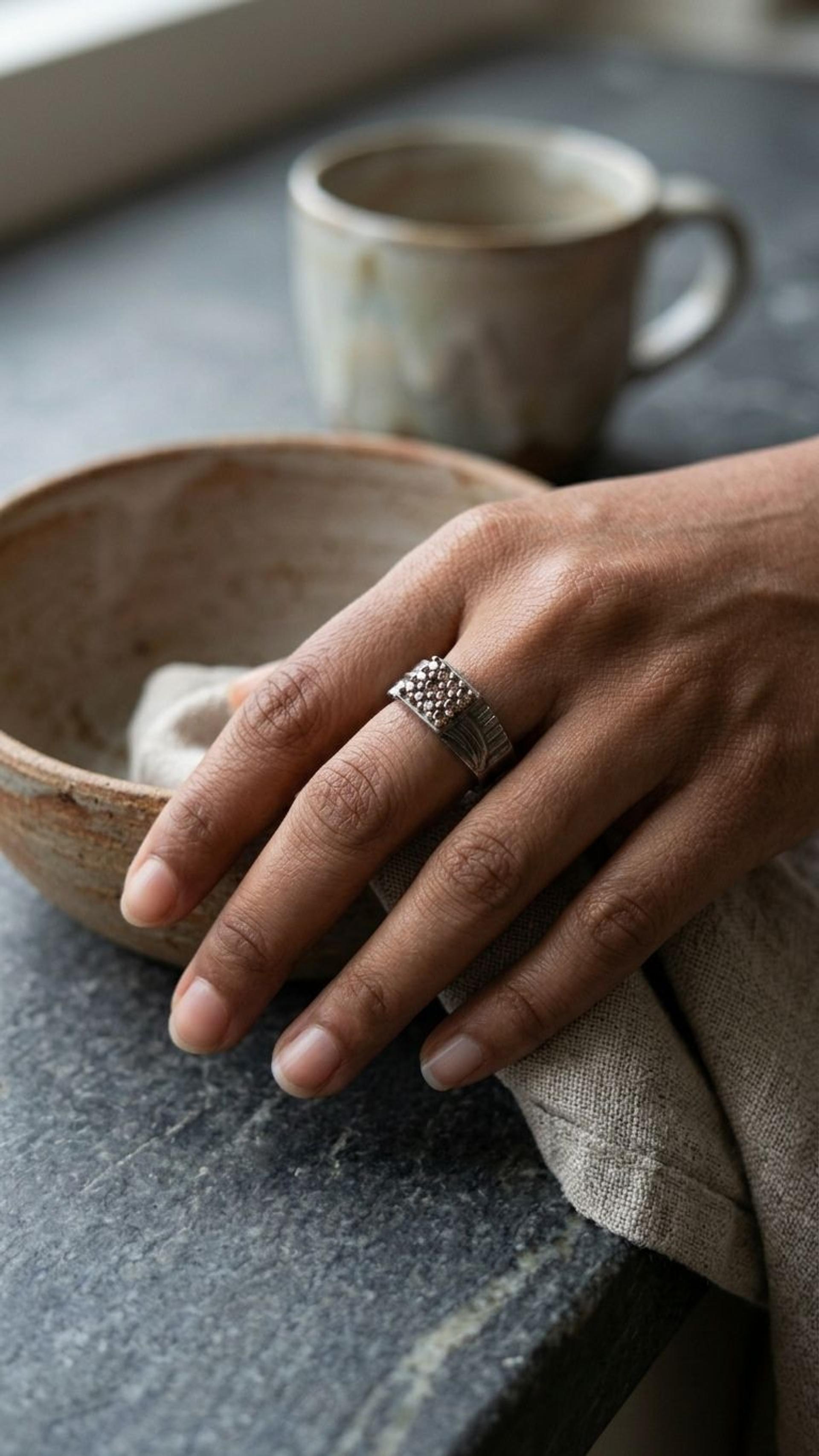 Silver Ring in 92.5 Sterling Silver — Surya Jewellers Jaipur