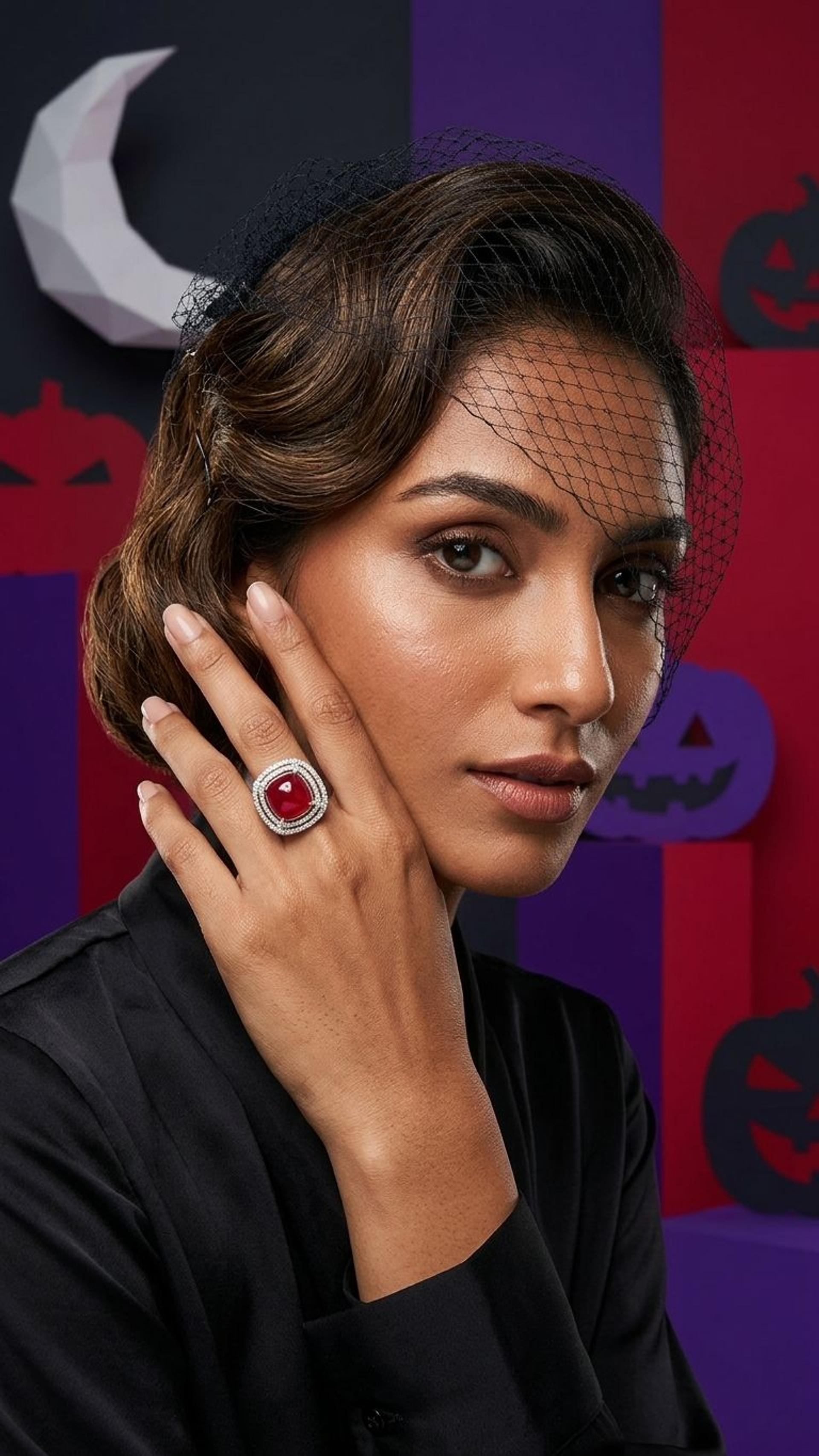 Ruby Ring view 2 — Rings in 92.5 Sterling Silver