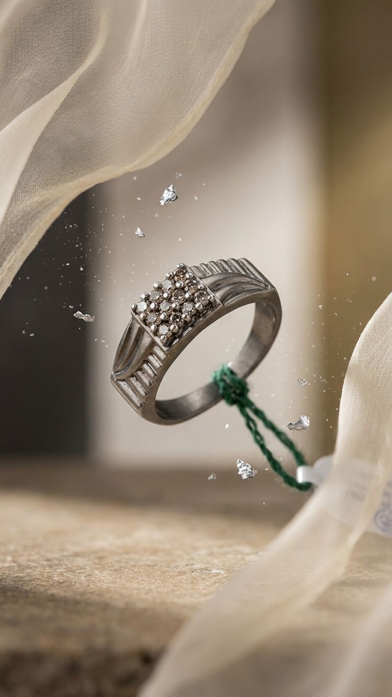 Silver Ring view 4 — Rings in 92.5 Sterling Silver