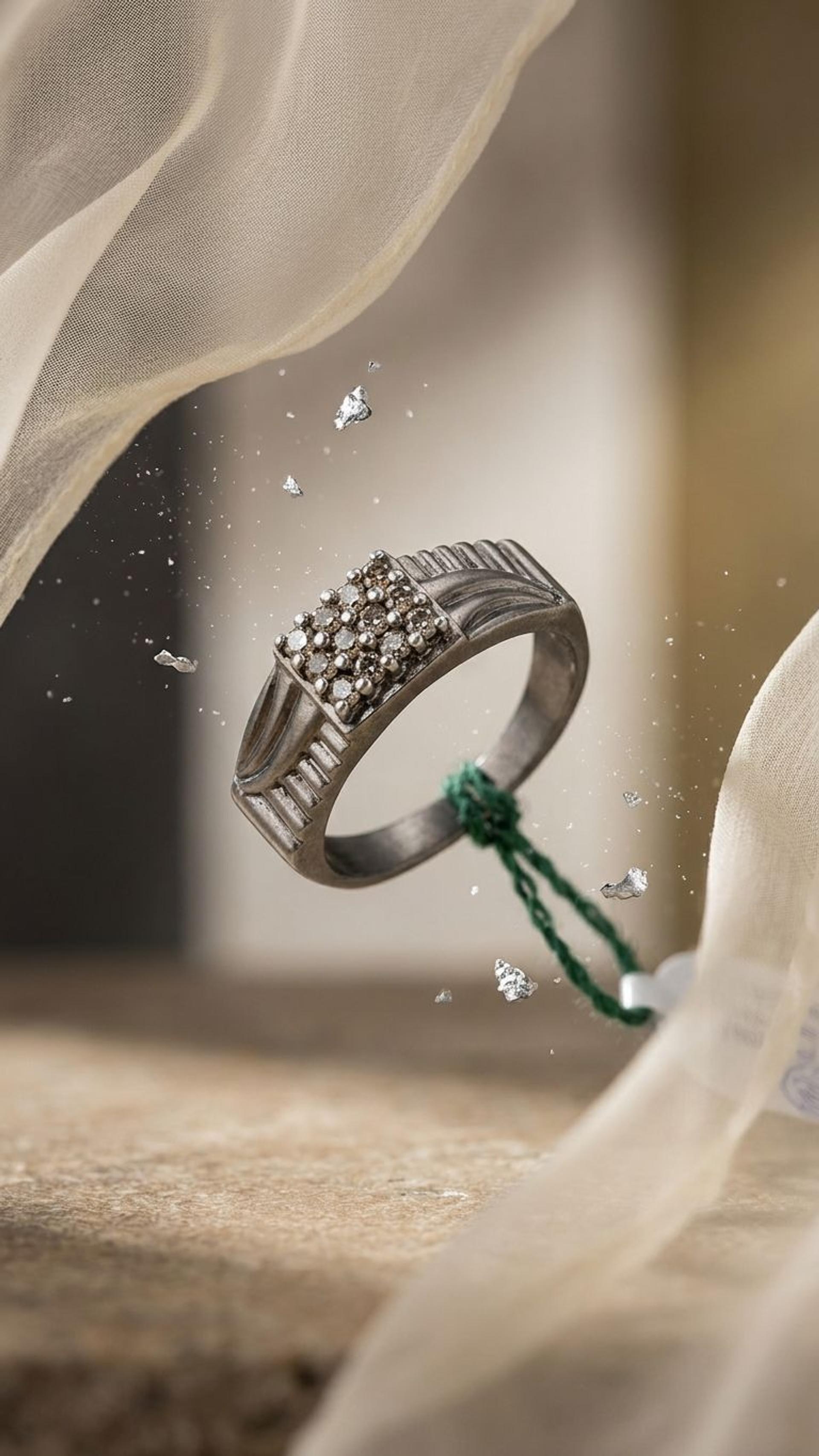 Silver Ring view 4 — Rings in 92.5 Sterling Silver