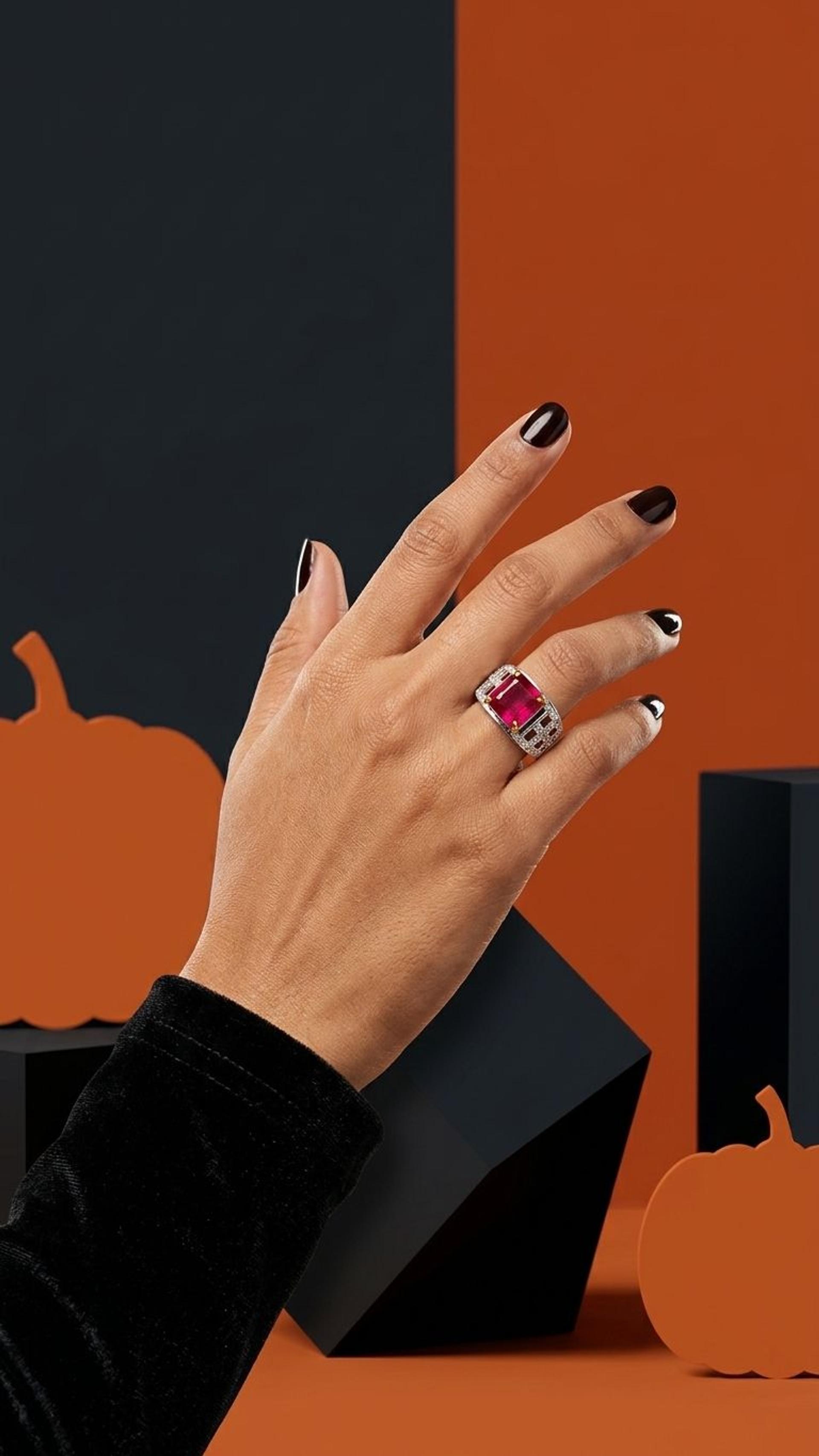 Ruby Ring view 2 — Rings in 92.5 Sterling Silver
