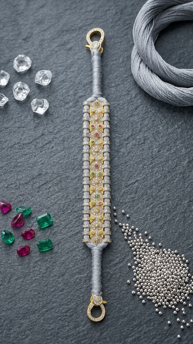 Tourmaline Bracelet view 3 — Bracelets in 92.5 Sterling Silver