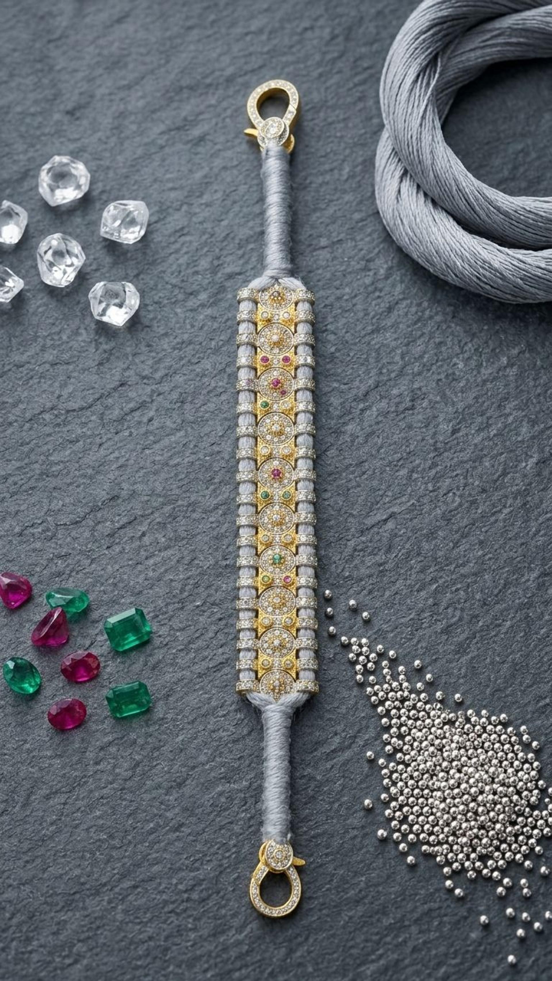Tourmaline Bracelet view 3 — Bracelets in 92.5 Sterling Silver