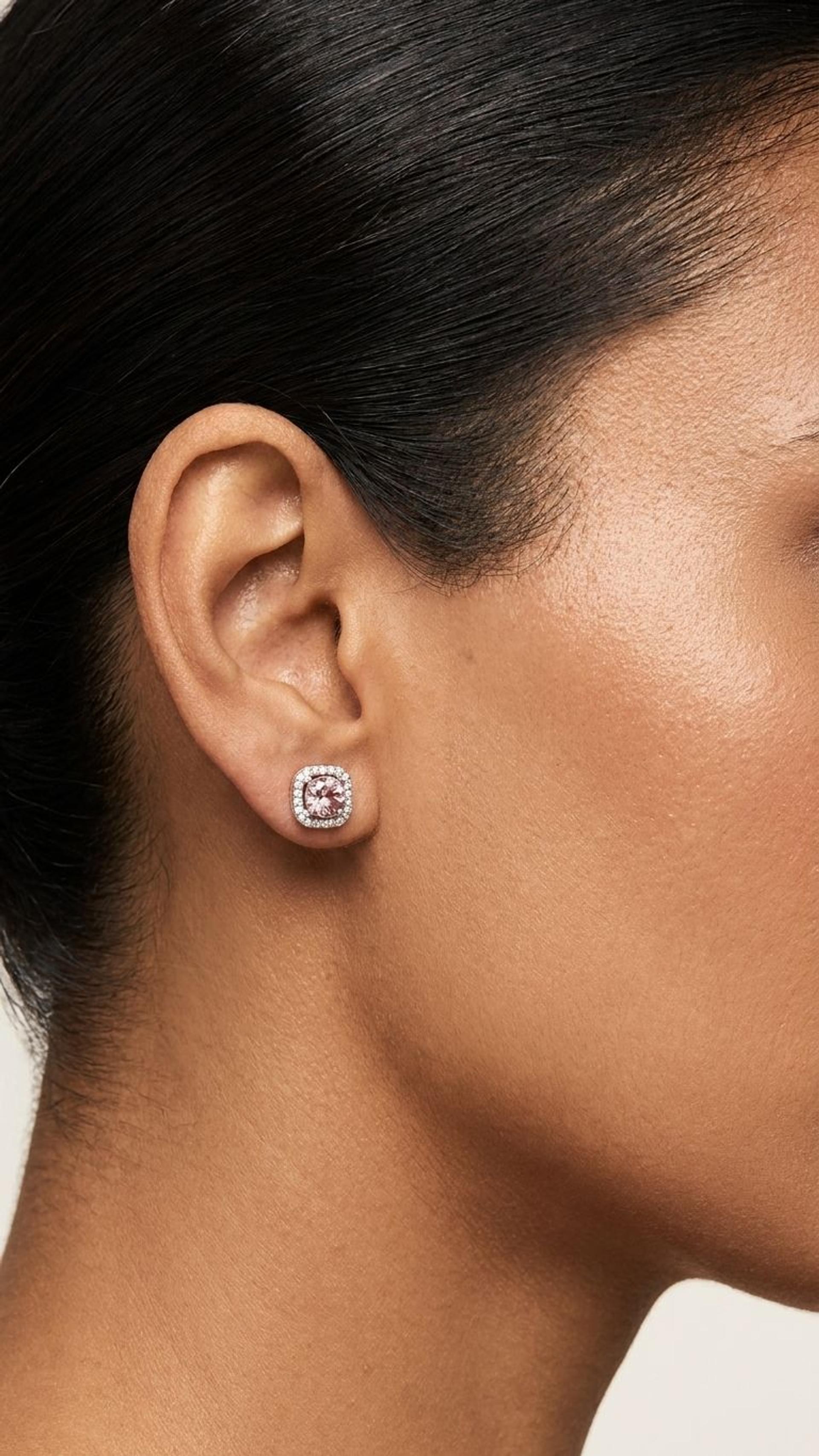 Tourmaline Tourmaline Stud in 92.5 Sterling Silver — Surya Jewellers Jaipur