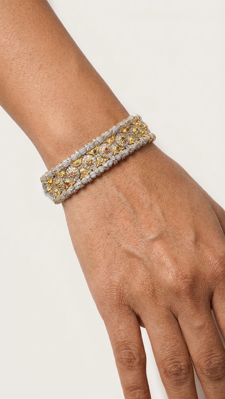 Tourmaline Bracelet view 2 — Bracelets in 92.5 Sterling Silver