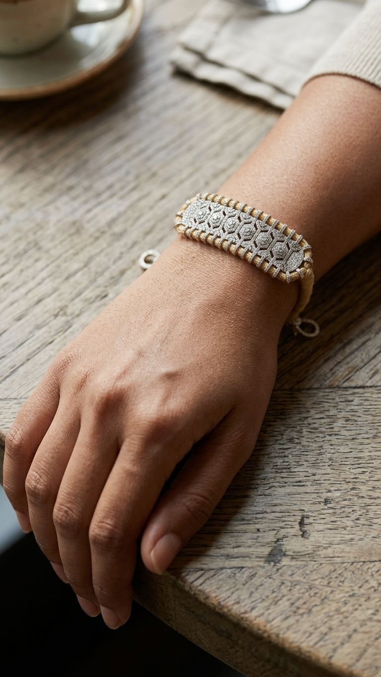 Silver Bracelet view 4 — Bracelets in 92.5 Sterling Silver