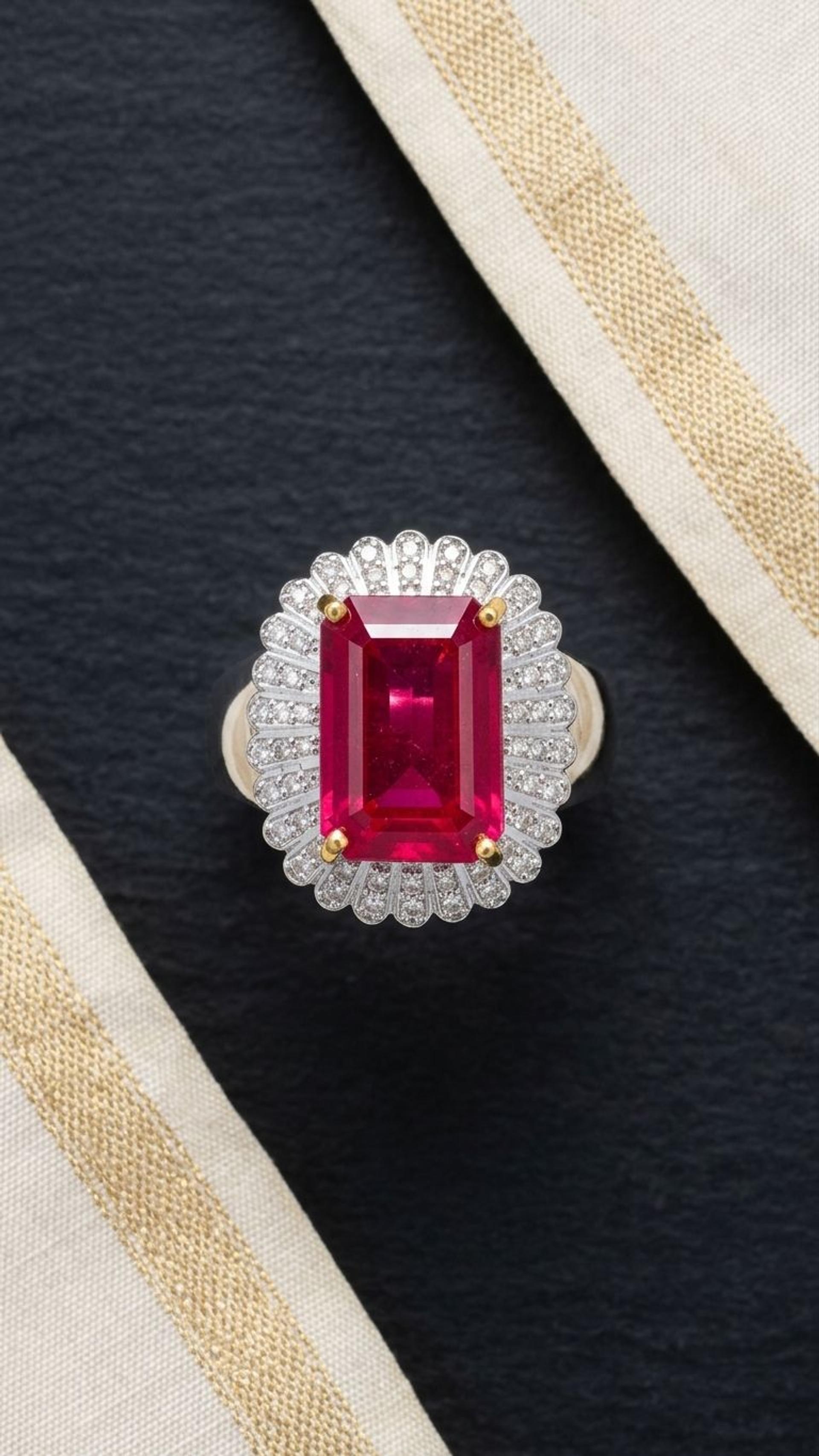 Ruby Ring view 4 — Rings in 92.5 Sterling Silver
