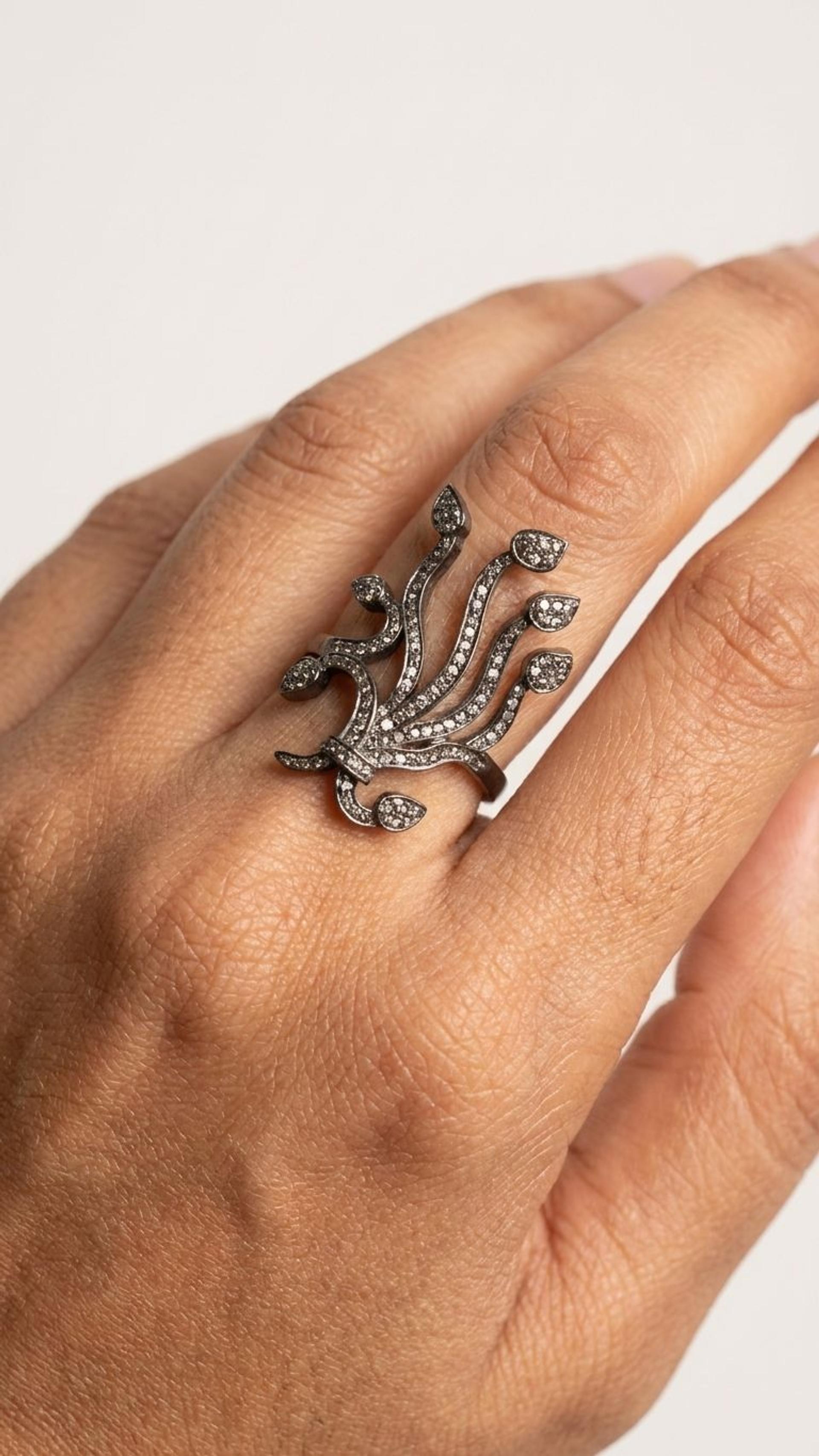 Silver Ring view 2 — Rings in 92.5 Sterling Silver