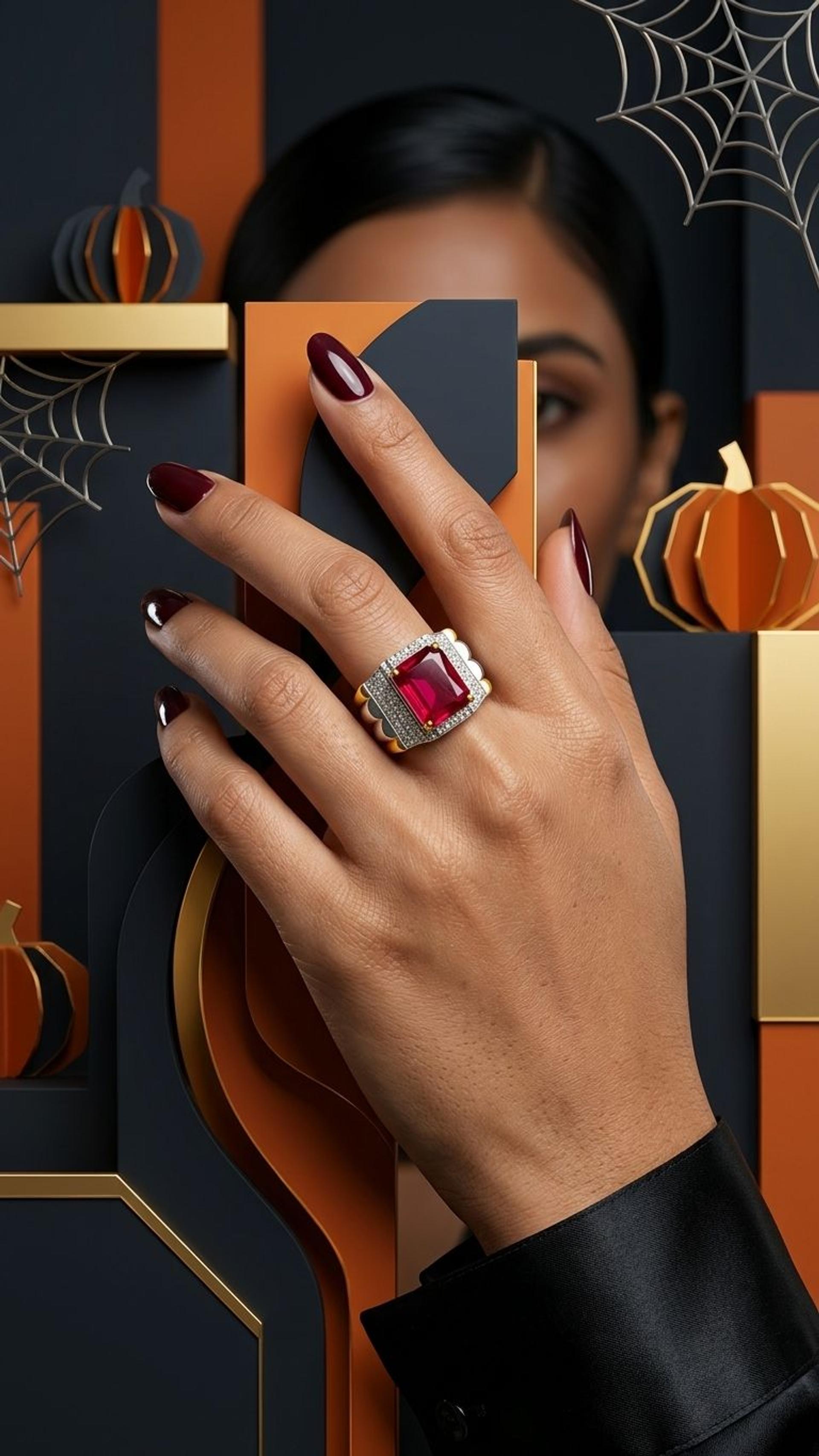 Ruby Ruby Ring in 92.5 Sterling Silver — Surya Jewellers Jaipur