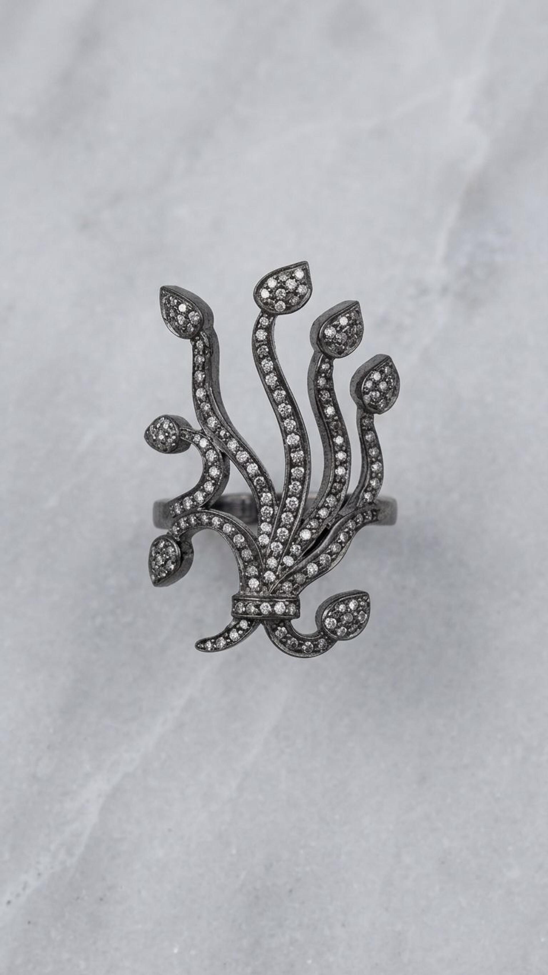 Silver Ring view 3 — Rings in 92.5 Sterling Silver