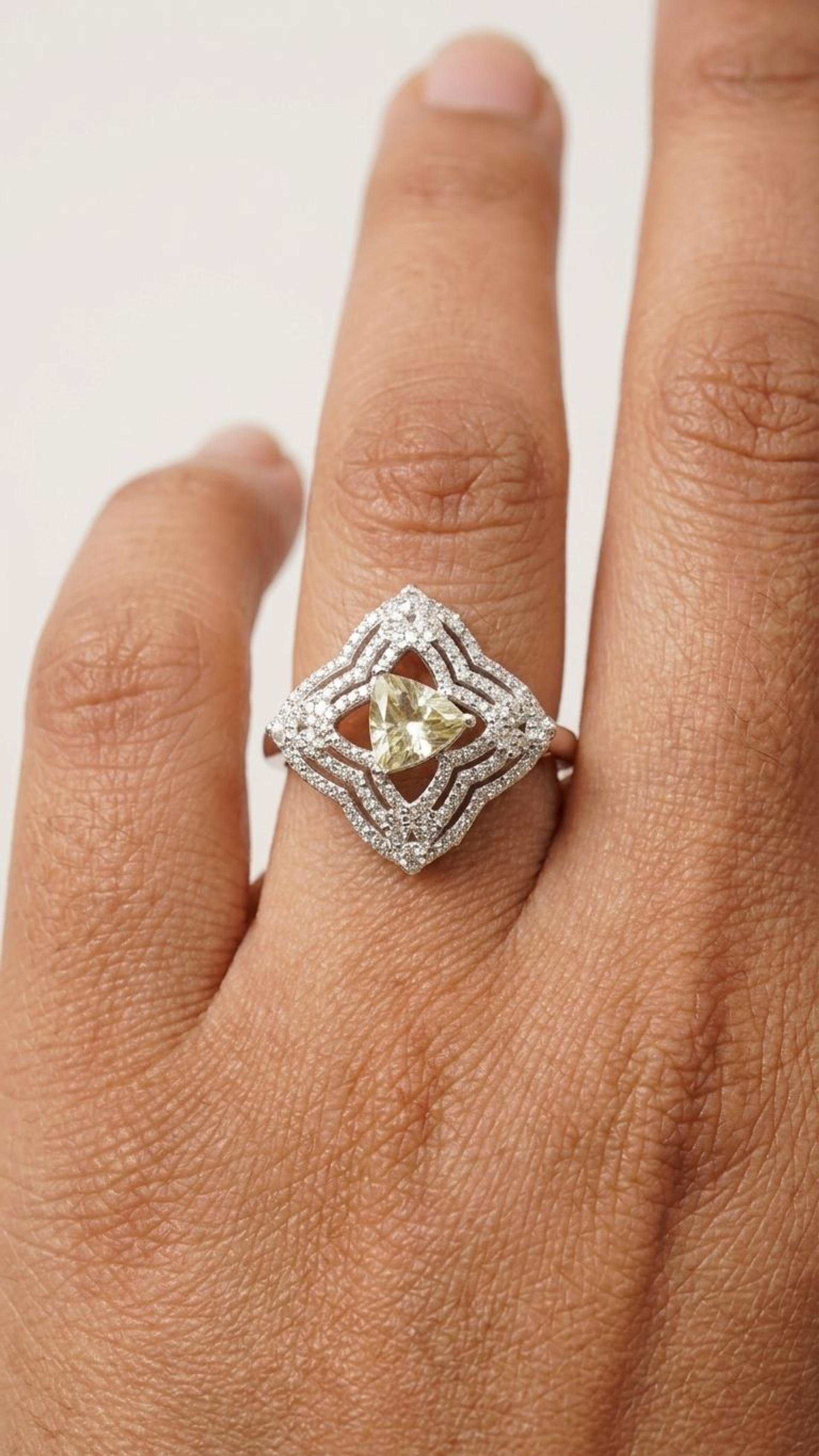 Tourmaline Tourmaline Ring in 92.5 Sterling Silver — Surya Jewellers Jaipur