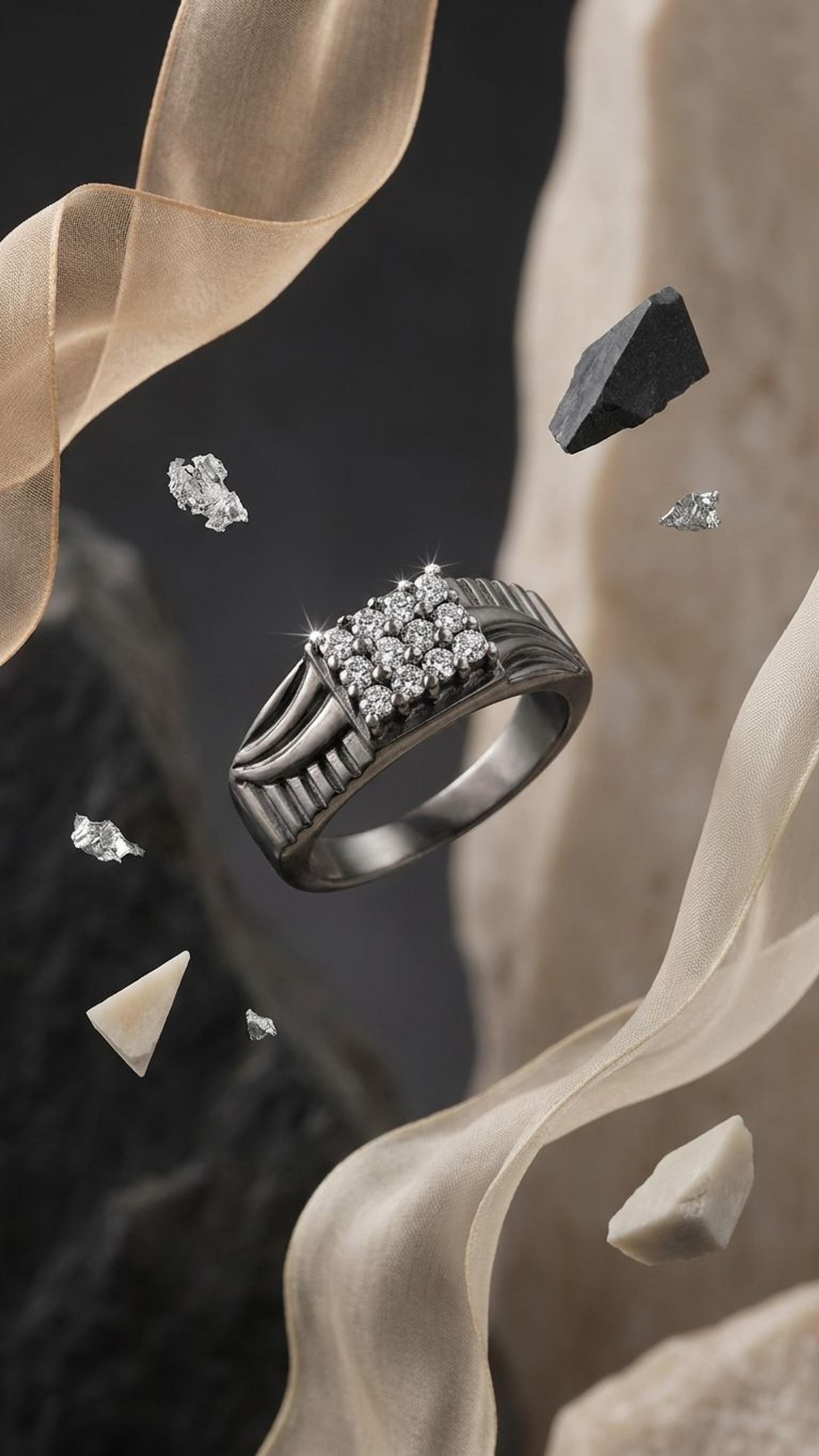 Silver Ring view 3 — Rings in 92.5 Sterling Silver