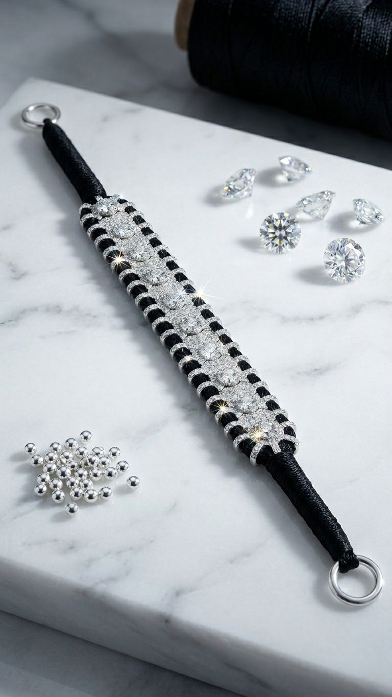 Silver Bracelet view 3 — Bracelets in 92.5 Sterling Silver