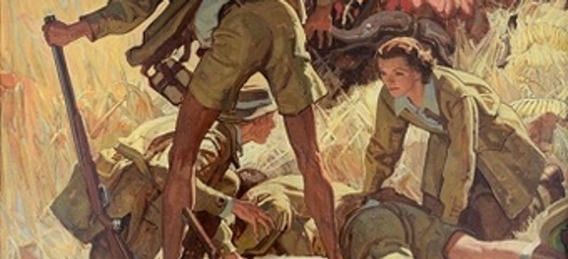 Bokillustrasjon til novellen "Kortvarig glede for Francis Macomber"